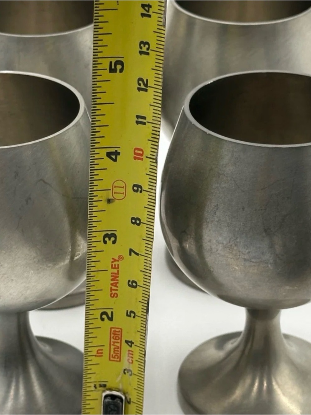 Vintage 8-Piece Mixed Pewter Service- Signed Arne Haugrud - Picture 10 of 13
